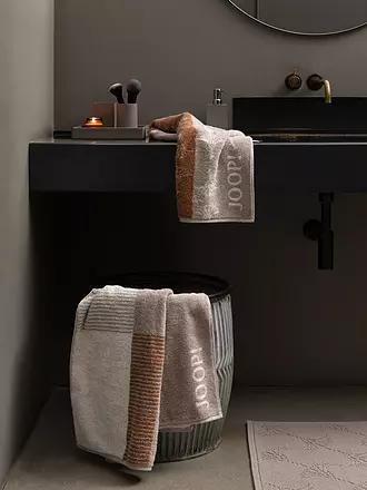 JOOP | Serviette de douche 80x150cm DIVEDED DOUBLEFACE Aqua | beige